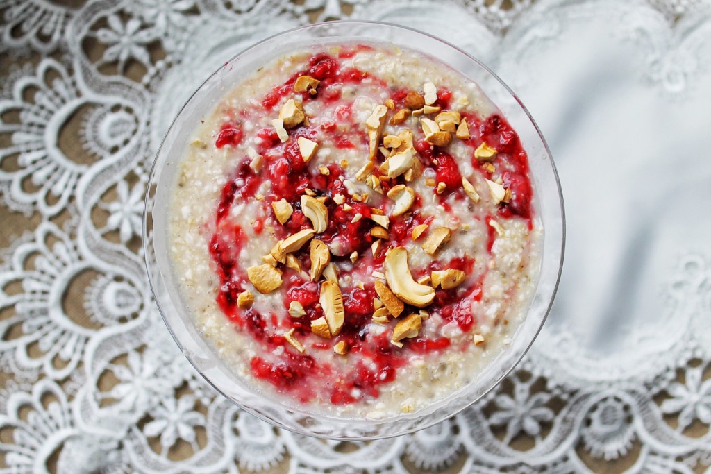 Vanilla Raspberry Porridge